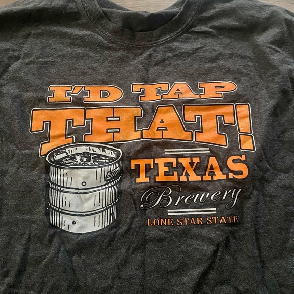 ‘I’d Tap That’ Texas Brewery Lone Star State T-Shirt - Picture 6 of 7